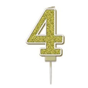 Oaktree Candle 7.5cm Sparkling Fizz Gold 4